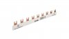Szyna łączeniowa 1P 63A 10mm2 widełkowa (9 mod.+HI) EVG-1PHAS/9MODUL/HI 215656
